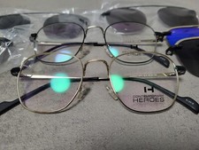 OCCHIALI VISTA HEROES CH4022-UMP/3 81/2519 SILVER E GOLD CLIP ON