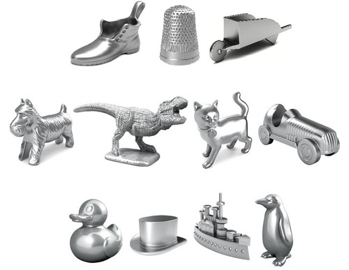 Monopoly hasbro gettoni - gettoni, da