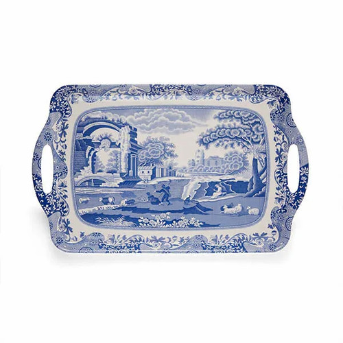 Spode vassoio blu italiano - spode,