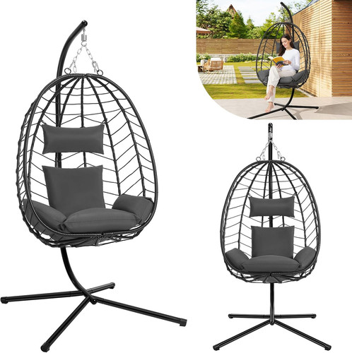 Sedia sospesa uovo con - a,