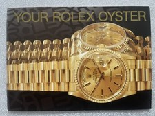 ENG 11.1989 YOUR ROLEX OYSTER BOOKLET SUBMARINER GMT DAYTONA EXPLORER