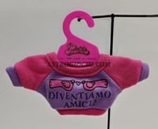 POOCHIE MAGLIETTA DIVENTIAMO AMICI PUPAZZINA PELUCHE MATTEL VINTAGE 1986 NUOVO
