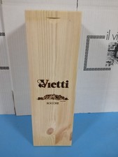 SCATOLA DI LEGNO ORIGINALE VIETTI BAROLO ROCCHE 2018 FORMATO 1,5L MAG (NO VINO)