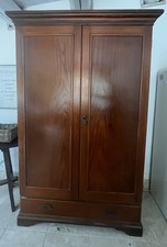 ARMADIO ANTICO A DUE ANTE COLOR CILIEGIO