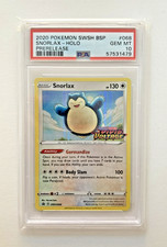 Pokemon Card Snorlax Prerelease Holo SWSH068 Vivid Voltage ENG Gem Mint PSA 10
