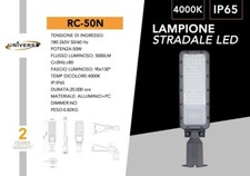 Lampione Stradale LED UNIVERSO RC-50N 50W 4000K 5000LM IP65
