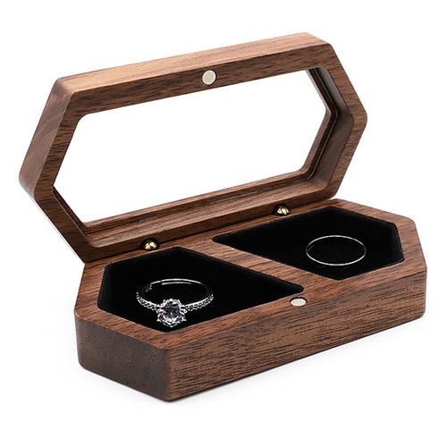 Scatola porta anelli legno - scatola,