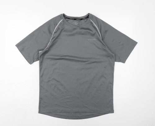 Shirt sportiva grigia higher - t-shirt,