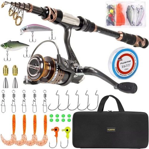 Canna pesca telescopica e - canna,