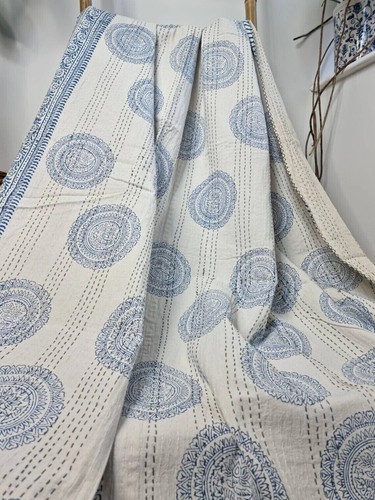 Trapunta kantha floreale - kantha,