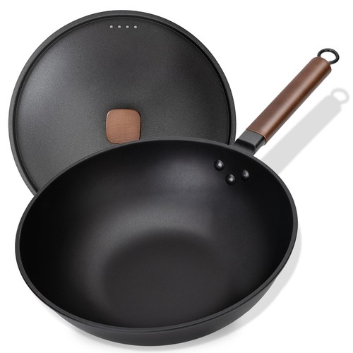 33cm wok antiaderente in - antiaderente,