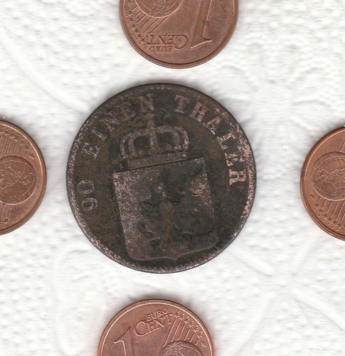 Moneta identificare 1846 - da,