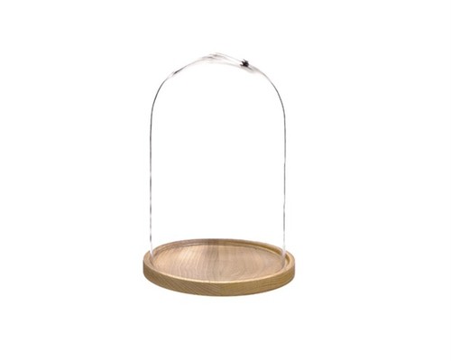 Campana vetro 15 base - vetro, h
