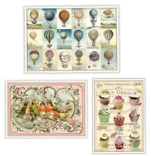 EDIZIONE MILLE BELLE*Nostalgia*Cartolina*Cupcakes*Mongolfiere*Coro Uccellini*A6