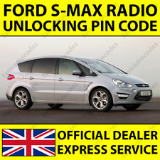 ✅FORD S-MAX CODICE PIN SBLOCCO RADIO PER SONY 6000 CD 4500 RDS TRAVELPILOT✅