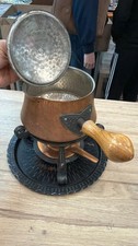 Raro set fonduta in rame