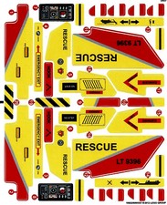 Lego 9396 Foglio Adesivo di