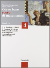 Corso base rosso di matematica 4 fc bergamini/trifone 8808036359