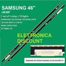 KIT 2 BARRE STRIP 70 LED TV