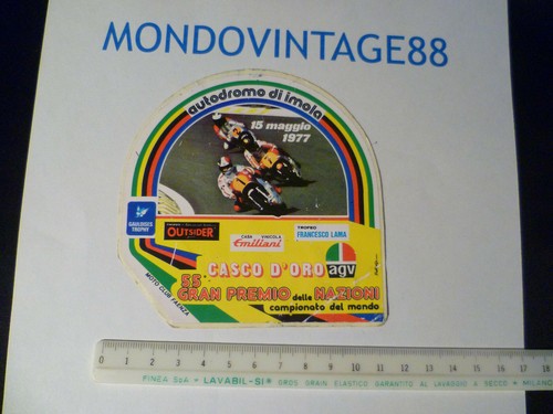 Vecchio adesivo moto imola - vecchio,