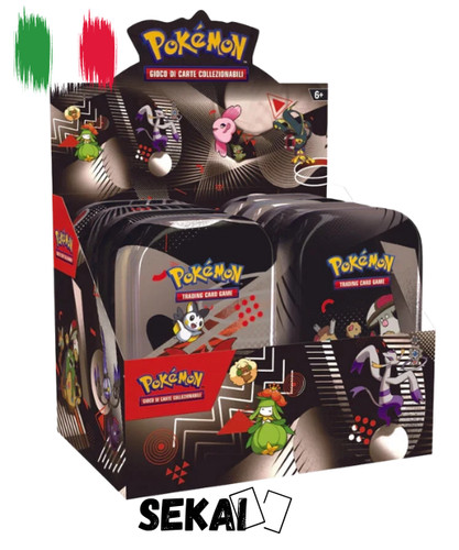Pokemon display mini tin fuoco - mini,