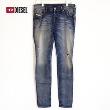 JEANS DONNA DIESEL  GRUPEE SUPER SLIM SKINNY LOW WAIST STRETCH W30 L32 0838T