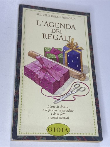 Libro agenda dei - regali, sul