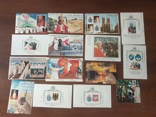 Lotto 15 Erinnofili Foglietti Viaggi Papa Paolo II Golden Italia (BL151)