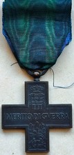 MEDAGLIA MERITO DI GUERRA VITTORIO EMANUELE III CROCE PRIMA WW1 FANTERIA PIAVE