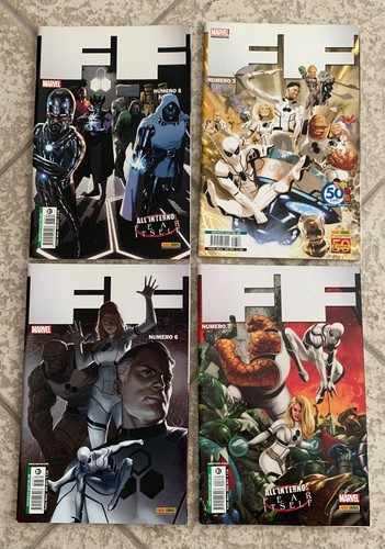 Lotto fumetti marvel ff - di, 4