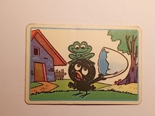 Figurine in cartoncino rigido LE AVVENTURE DI CALIMERO MIRA LANZA 1967 completa