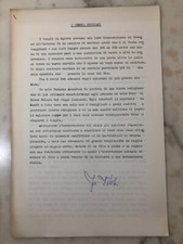 Raro dattiloscritto I Templi