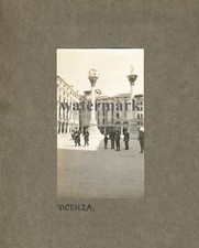 Bella fotografia amatoriale/originale,  Vicenza/Piazza dei Signori 1900ca.