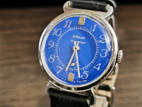 Orologio vintage pobeda - vintage,