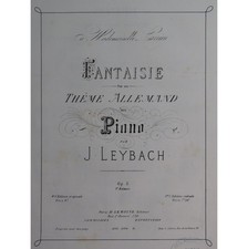 Leybach J. Fantasia Su Un Tema