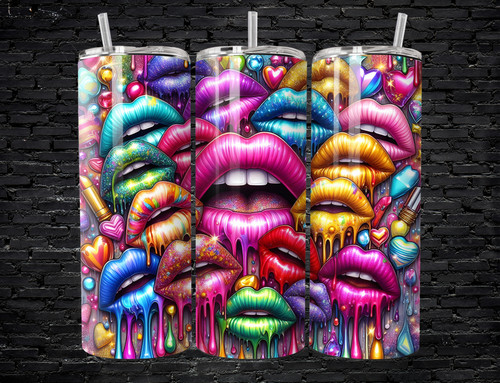 Bicchiere drip art - bicchiere, 20