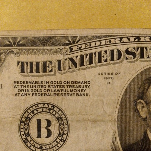 Banconota dollari 1928 - 1928, b