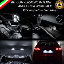 KIT LED INTERNI AUDI A3 8PA SPORTBACK COMPLETO + LUCI TARGA LED fino al 2008