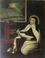 05c Santa Teresa , dipinto ad