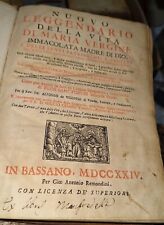 Alfonso de Villegas - Nuovo leggendario della vita di Maria Vergine - 1724