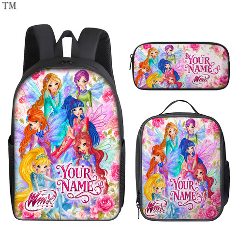Set zaino winx personalizzato - set,
