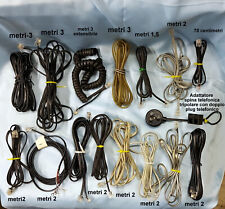 16 CAVETTI TELEFONICI PER