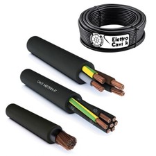 CAVO H07RN-F BIPOLARE TRIPOLARE QUADRIPOLARE PENTAPOLARE NEOPRENE DA ESTERNO