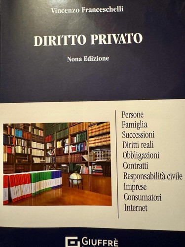 Libro universitario diritto - libro, ,diritto