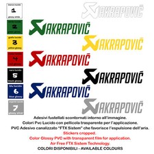 Akrapovic adesivi vinile pre