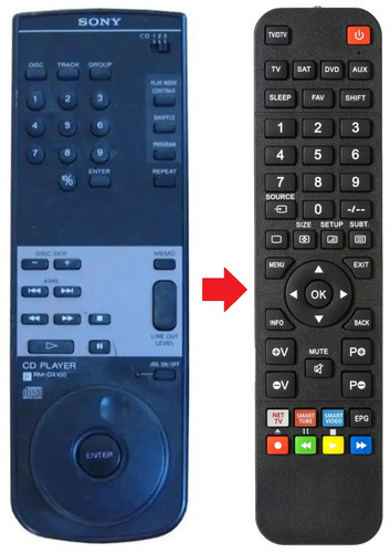 Telecomando adatto per sony - telecomando,