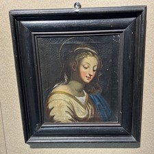 Antico dipinto olio su tela