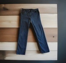 Vitamina Jeans Donna Italiano 52 33x31 Gamba Dritta Blu Elasticizzato Denim Western