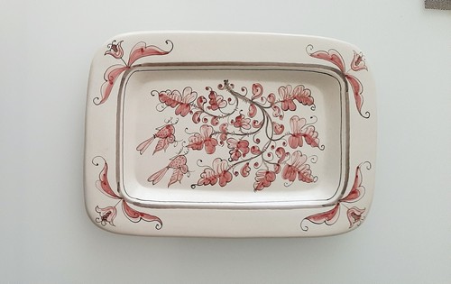Piatto ceramica gubbio - ceramica,