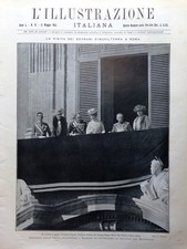 L'Illustrazione Italiana 13 Maggio 1923 Sovrani Inglesi Roma Bibbia Borso d'Este